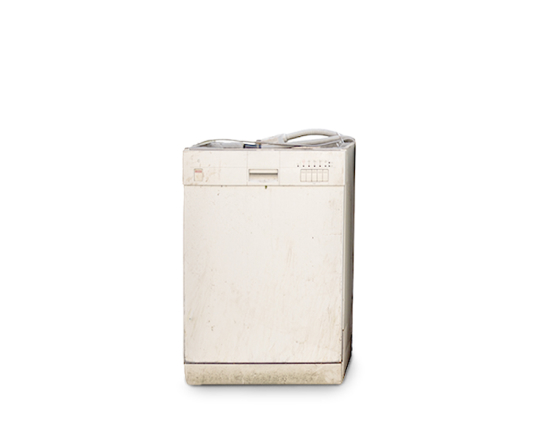 An old dishwasher unit